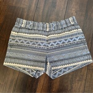 J. Crew patterned shorts, size 4, GUC